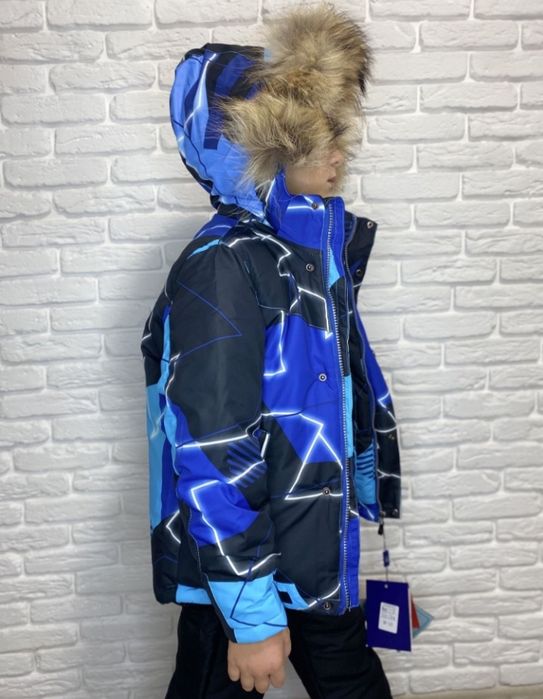 Дитячий зимовий костюм (куртка+напівкомбінезон)