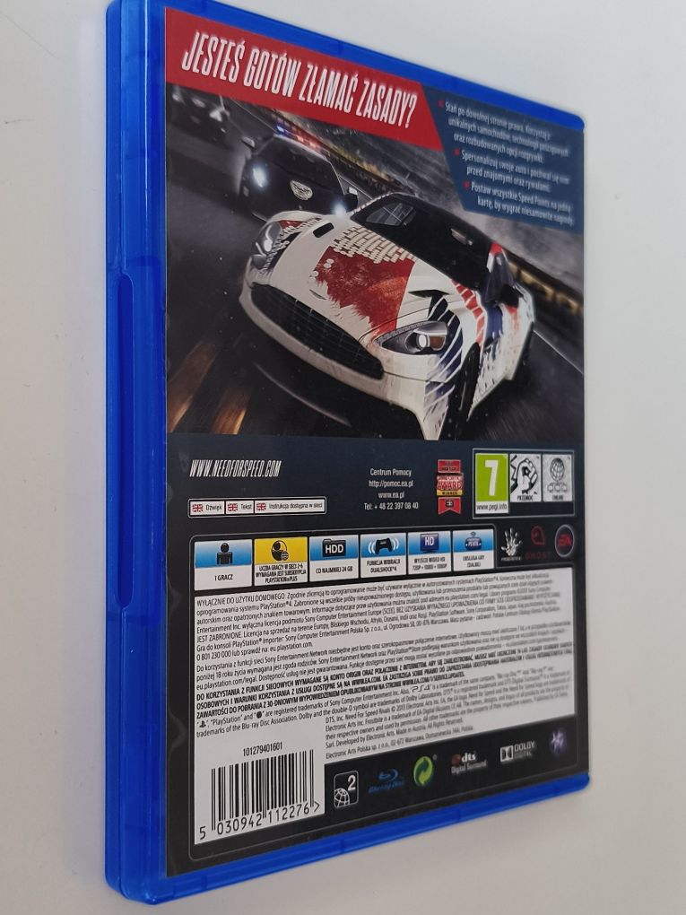 Gra Ps4 Need For Speed Rivals gry PlayStation 4 Sniper UFC Crash Lego