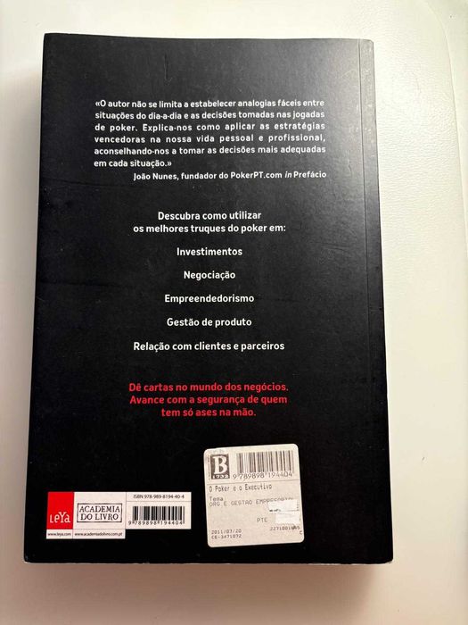 Livro O Poker e o Executivo