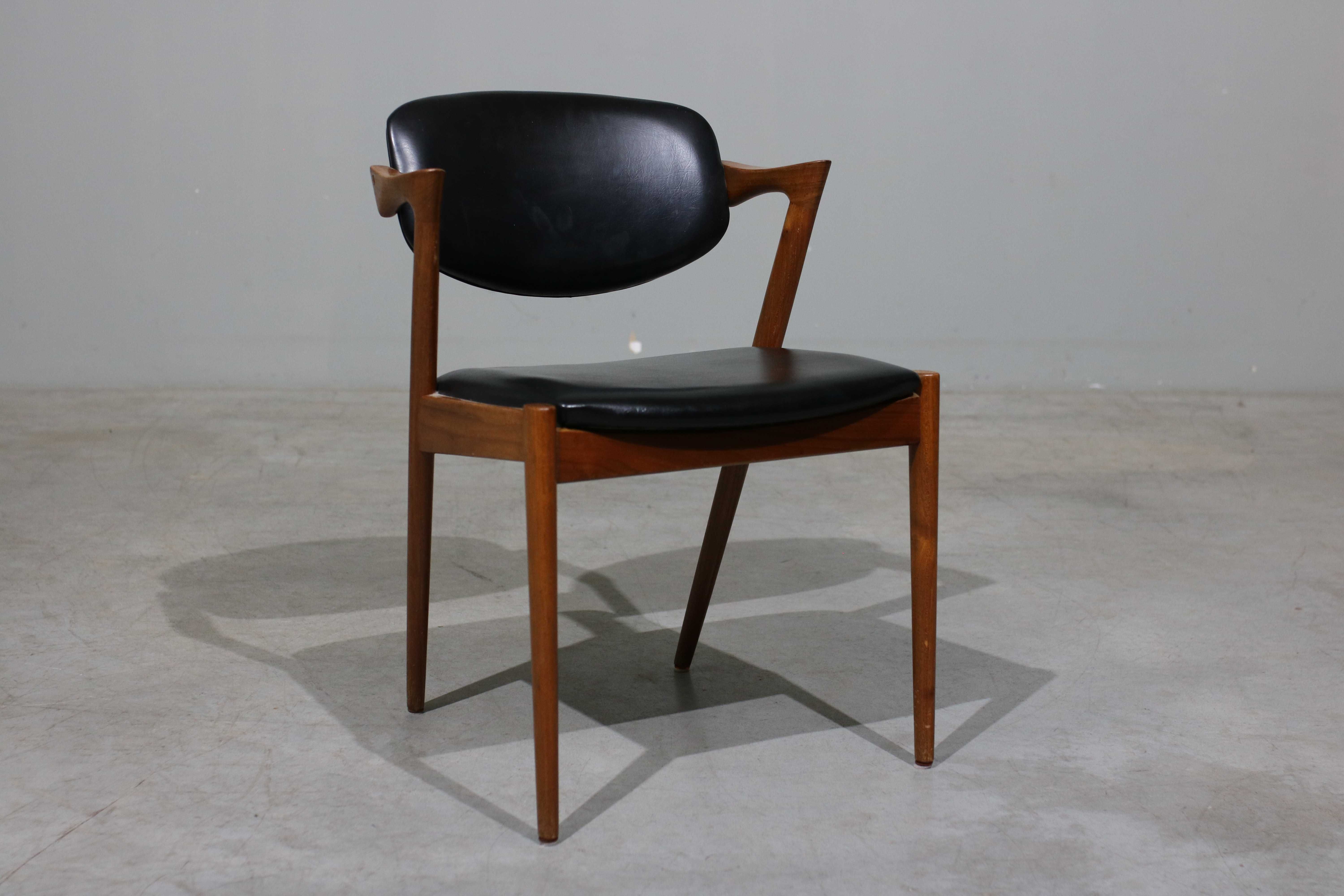 Conjunto de 6 cadeiras Kai Kristiansen modelo 42 | Schou Andersen
