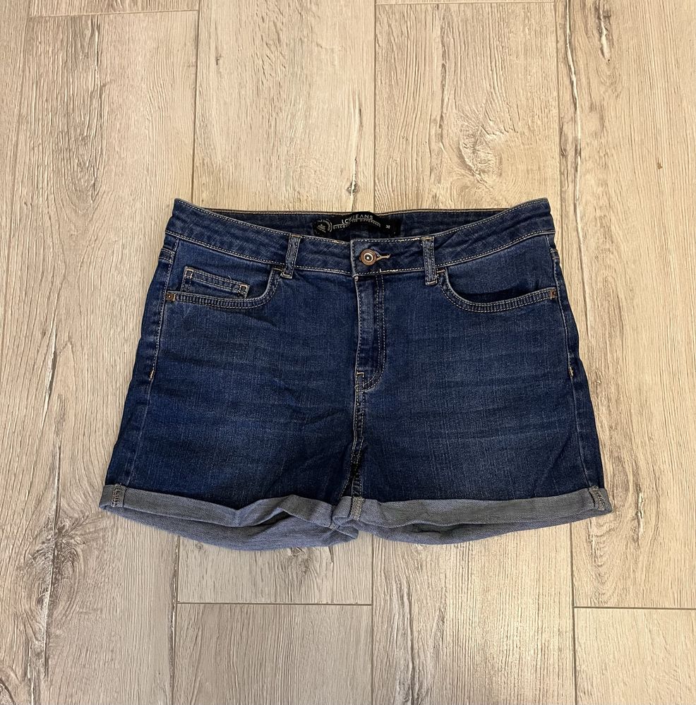 Шорти джинсові з підворотами lcw jeans lc waikiki