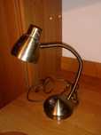 Lampa stalowa złota