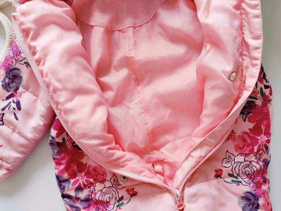 6,9 міс, зріст 68,74 Красивий демісезонний комбінезон дівчинці