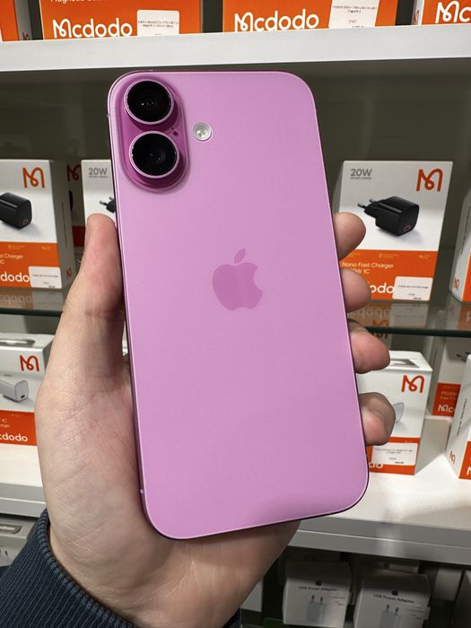IPhone 16 Pink 128 GB,Акб 100%,Хороший стан,гарантія від IFriend.