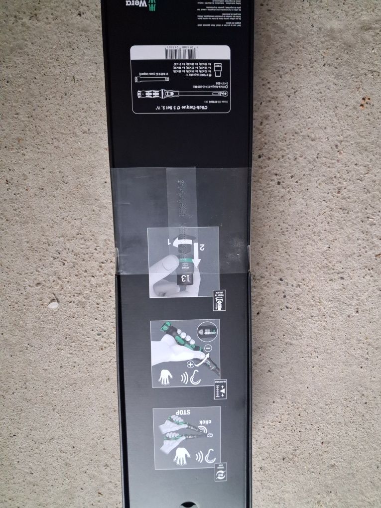 Klucz dynamometryczny zestaw wera click torque c3 set2 1/2 11 czesci