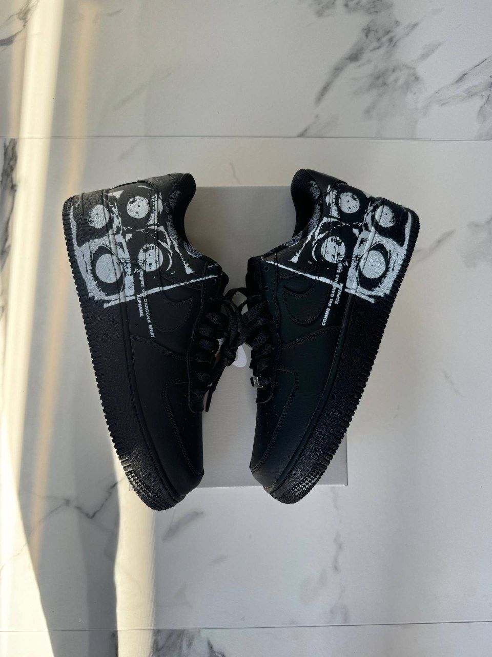 36-45 Nike Air Force 1 Low х  Comme des Garçons Supreme Black