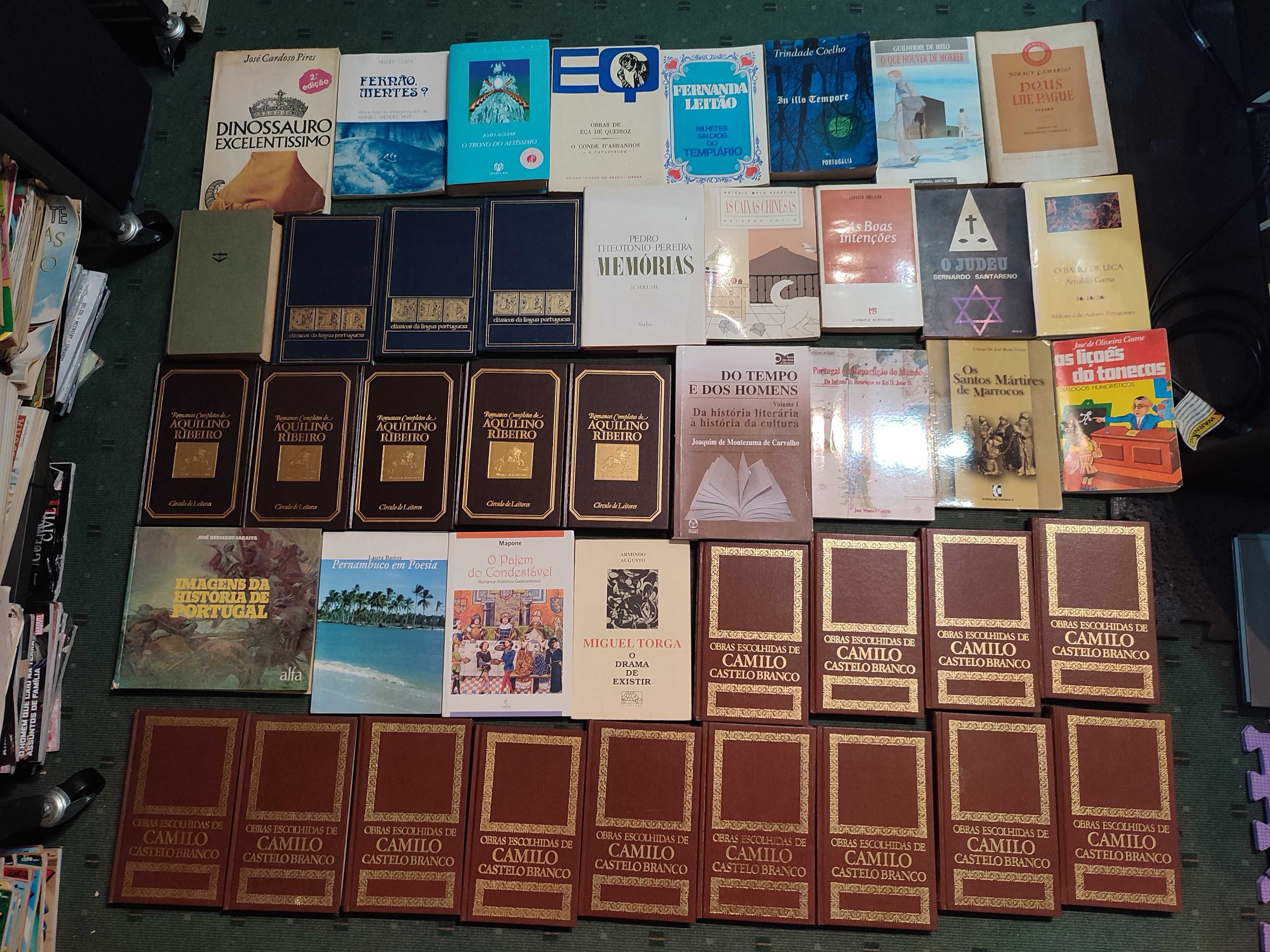 Grande Lote Livros Autores Portugueses e Lusófonos - cada 2 €