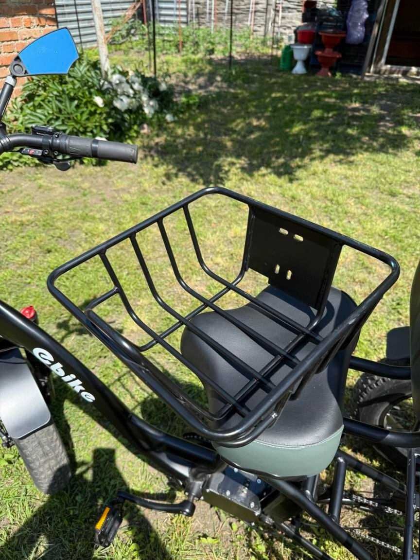 Ebike Trike 20” – 1000W для міста і дачі / Вдосконалена модель