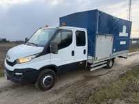 Iveco 70c17  doka najazd + skrzynki specjalistyczny  50c 65c 72c