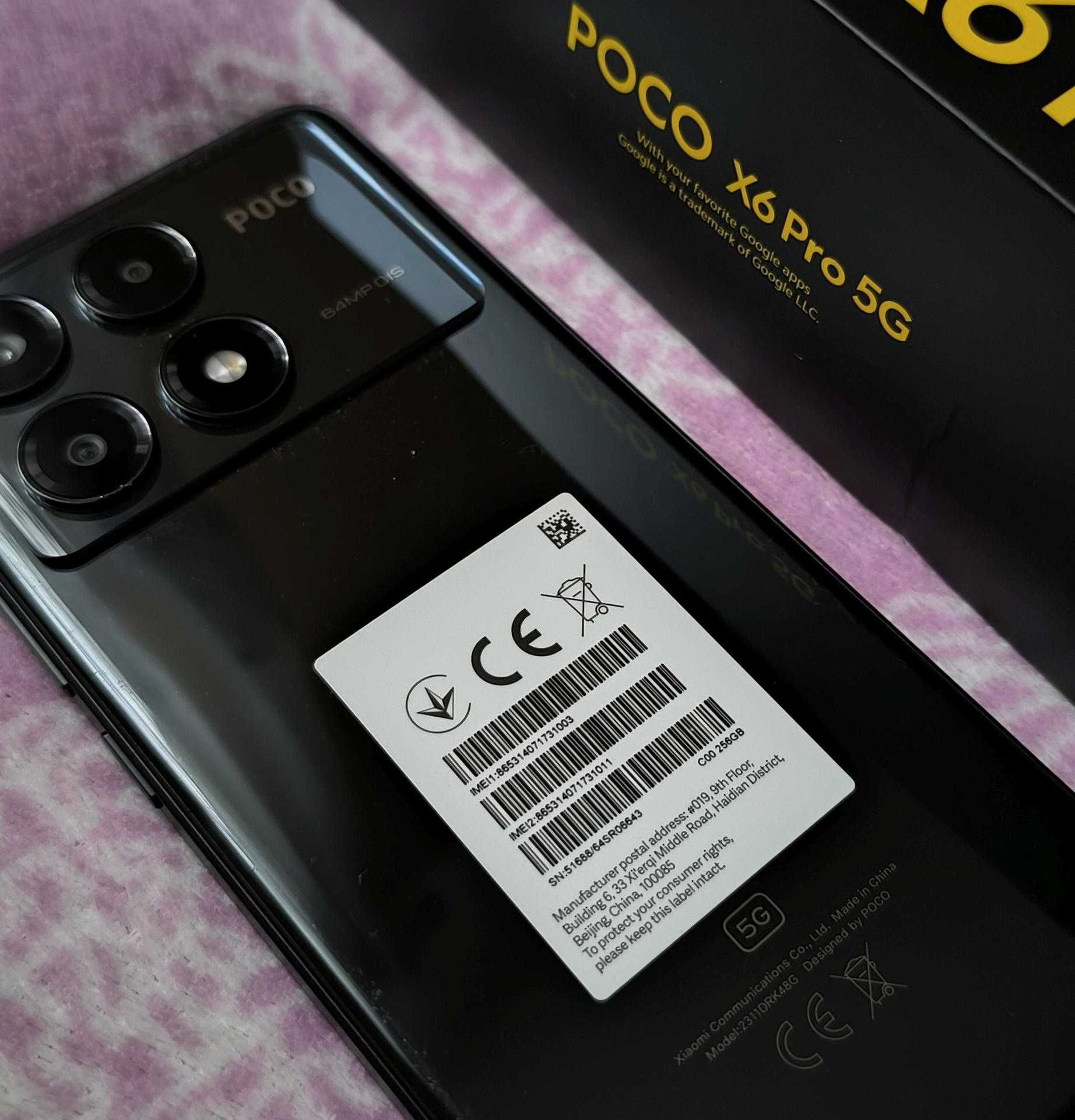 POCO X6 PRO 8/256 GB, zadbany, w pełni sprawny