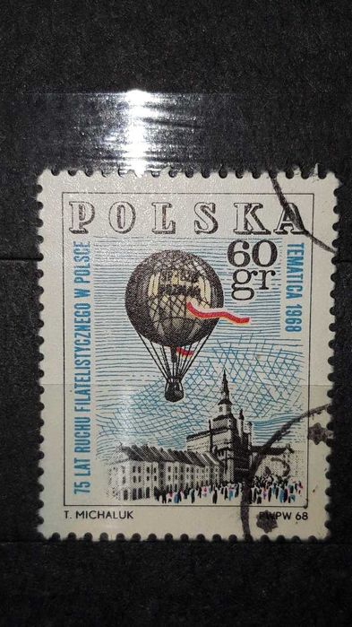 Znaczek pocztowy z błędem Fi 1706. Kasowany.