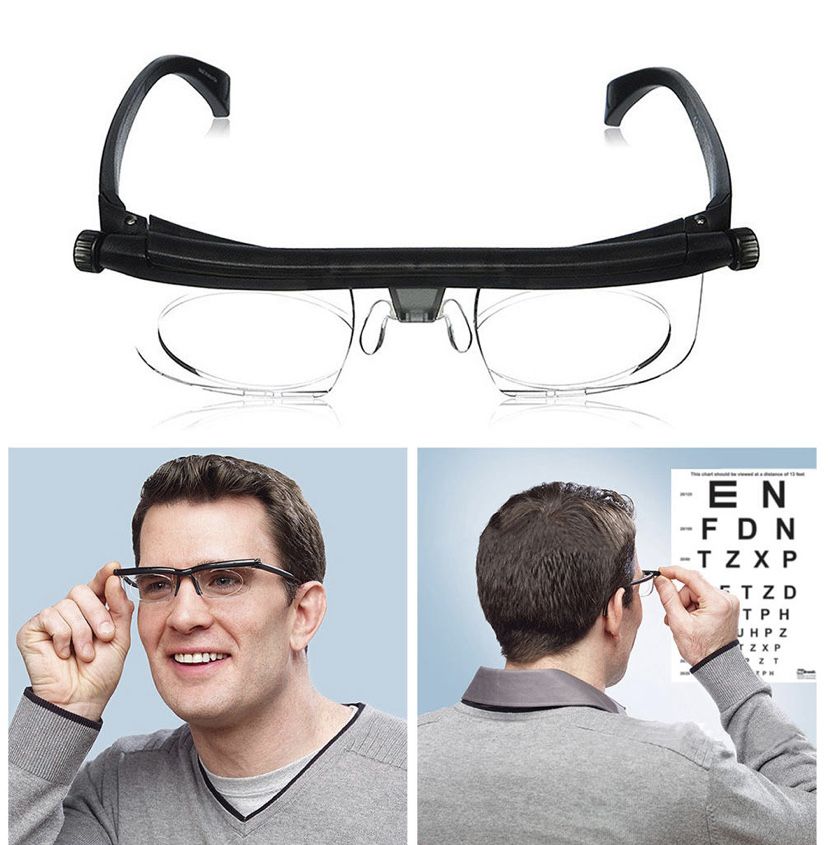 Регулируемые очки Dial Vision Adjustable Lens Eyeglasses от -6D до +3D