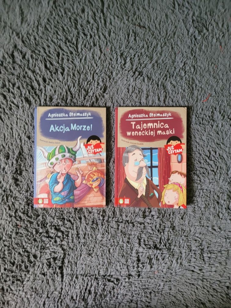 Dwie książki z serii "Już czytam" Angieszki Stelmaszyk