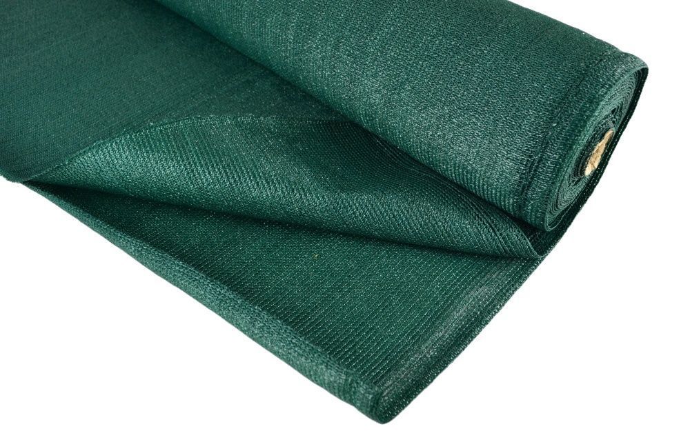 Osłona na Płot Ogrodzenie Zielona 2x10m Siatka Cieniująca 220g tkana