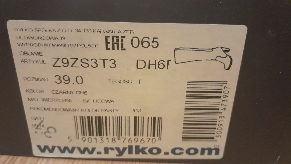 Kozaki Ryłko rozm 39
