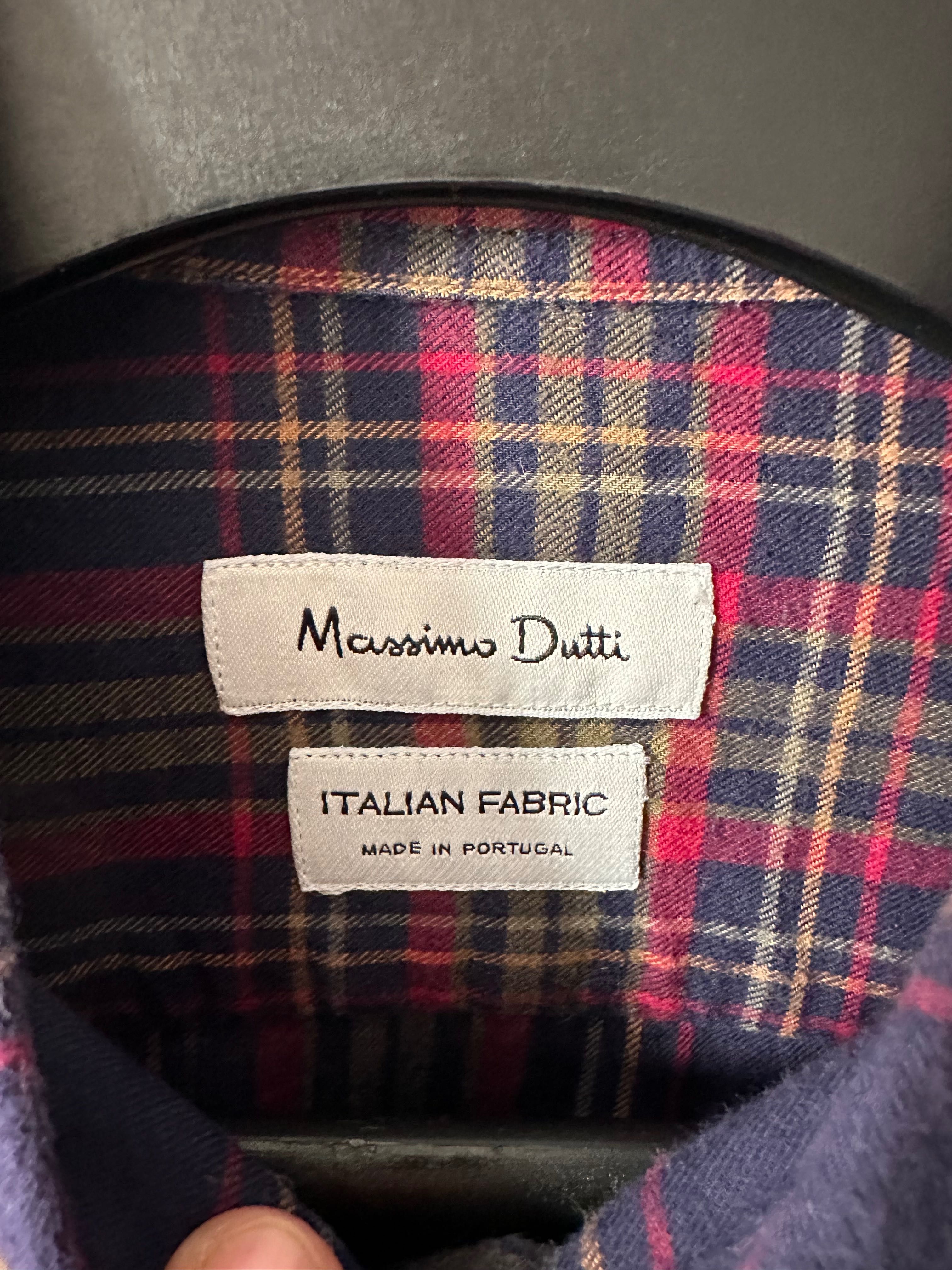 Koszula męska flanelowa Massimo Dutti r. M