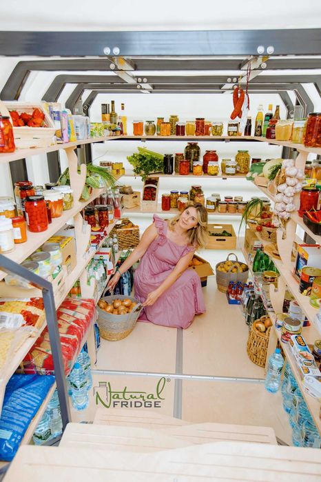 Piwnica ziemianka Chłodnia ogrodowa Podziemna Spiżarka 200x350x270