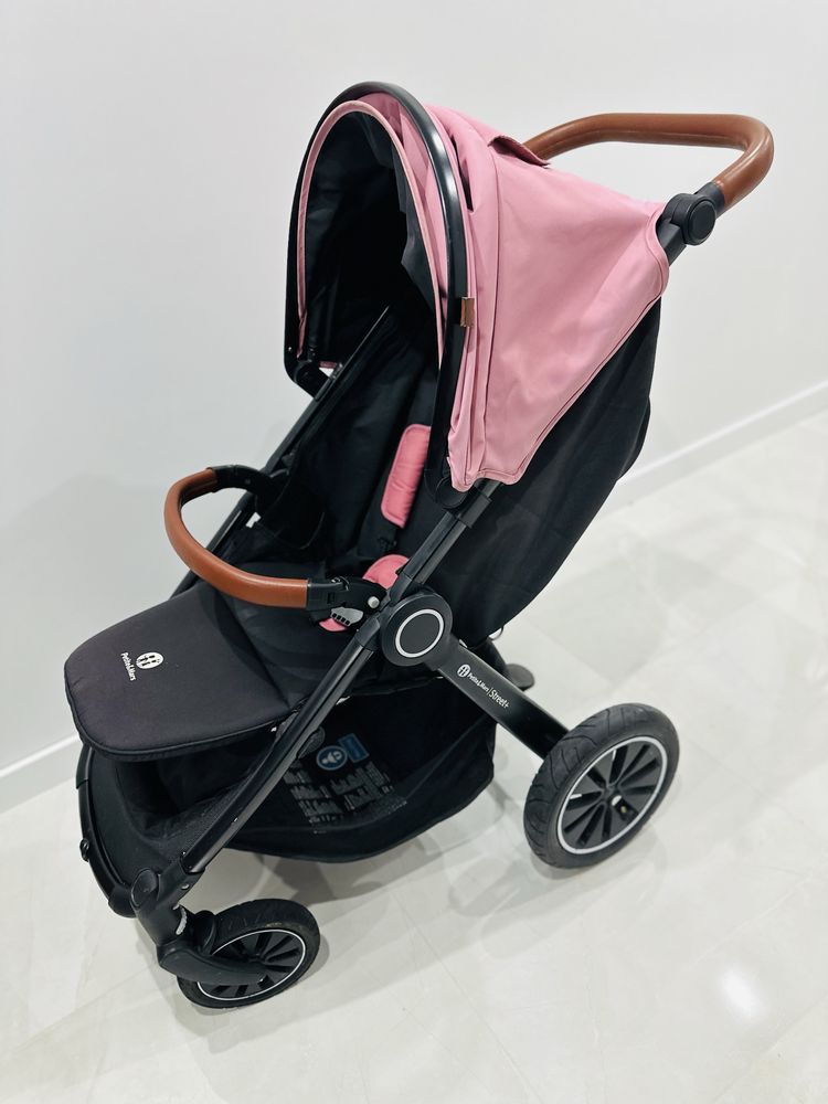 Petite&Mars Street+ Air Oak - wózek spacerowy do 22kg | Rose Pink