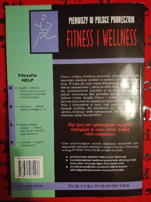 Książka wellness i fitness. Kondycja, sprawność, zdrowie.