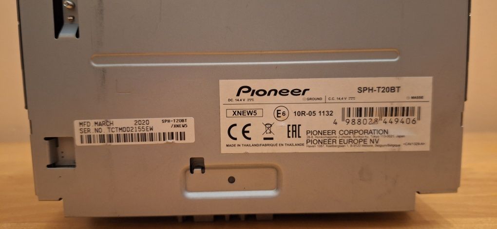 Radioodtwarzacz Pioneer SPH-8TAB-BT USB/SD 8" 4x50W Bluetooth. Bdb.