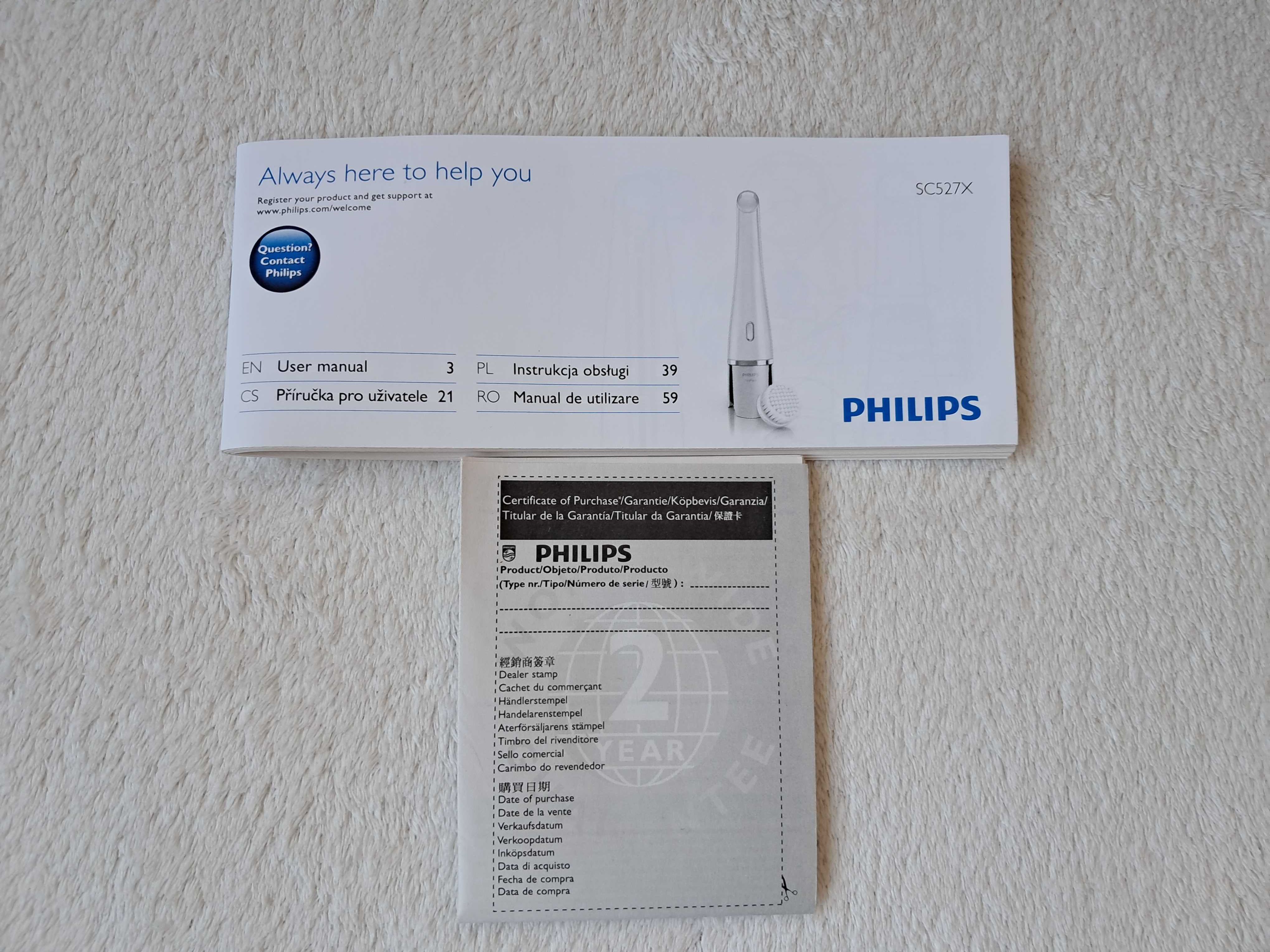 Masażer szczoteczka do twarzy Philips VisaPure Essential