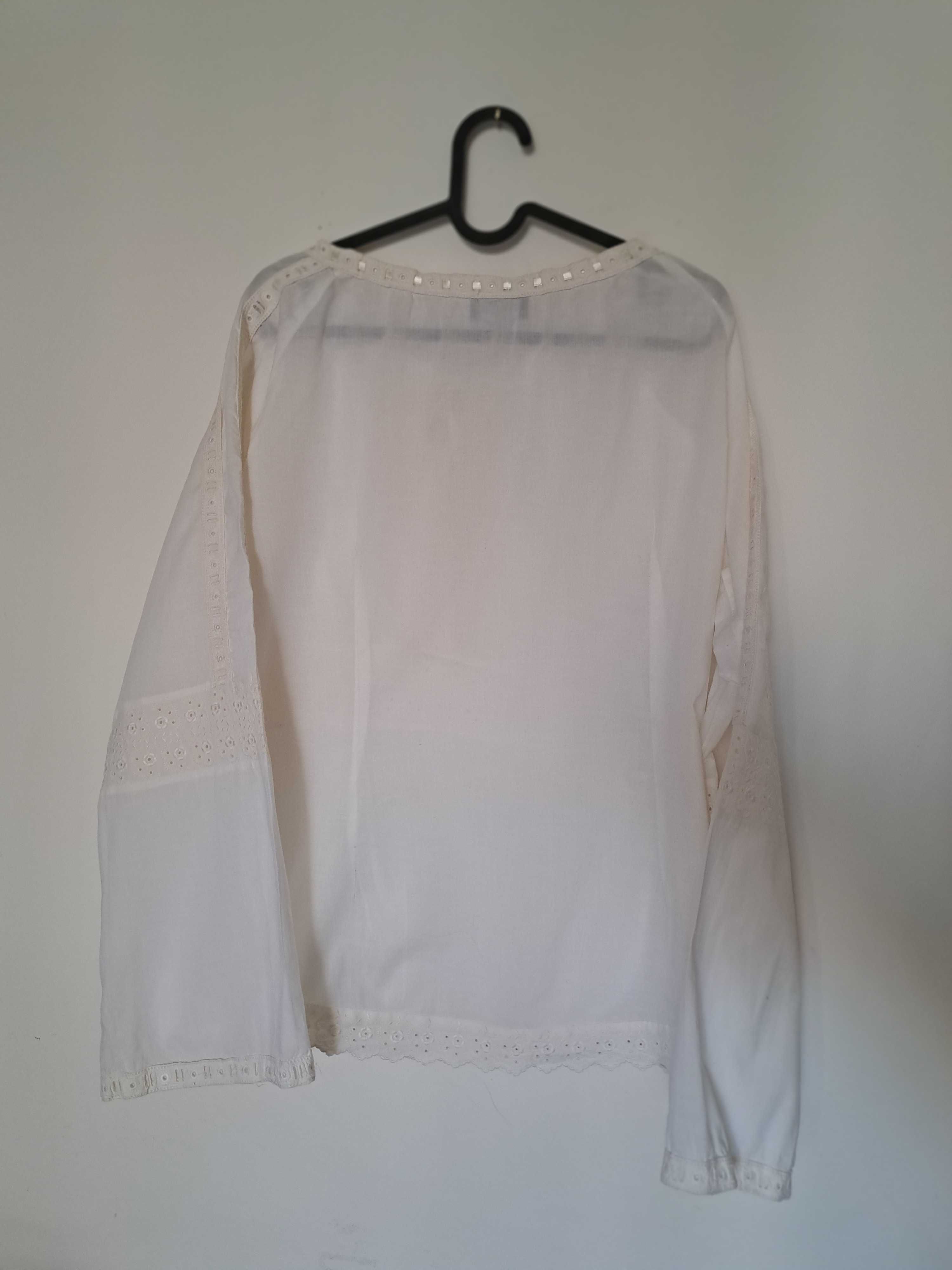 Bluzka w stylu rustykalnym boho simple folk słowiańska Jean Pau 40