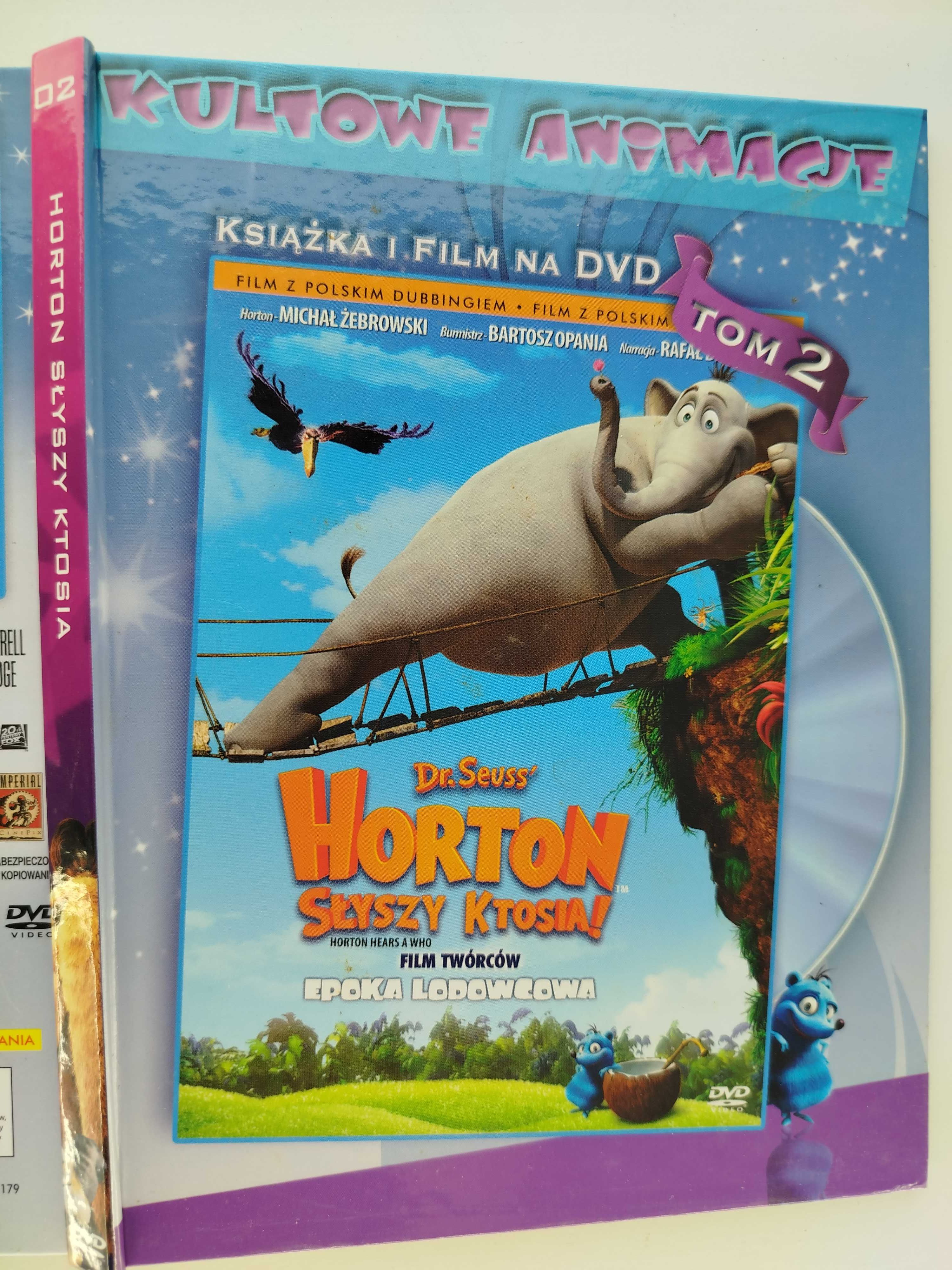 Horton słyszy Ktosia ! Książka + Film DVD dla dzieci polski dubbing T2