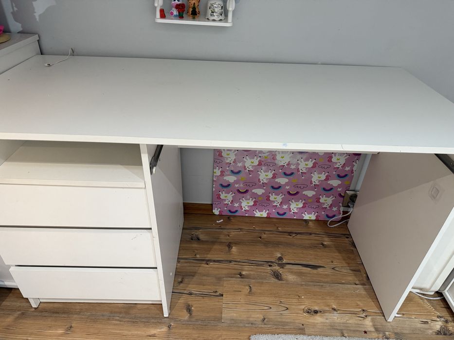 Biurko 100 zl biale  tylko dzisiaj pilne