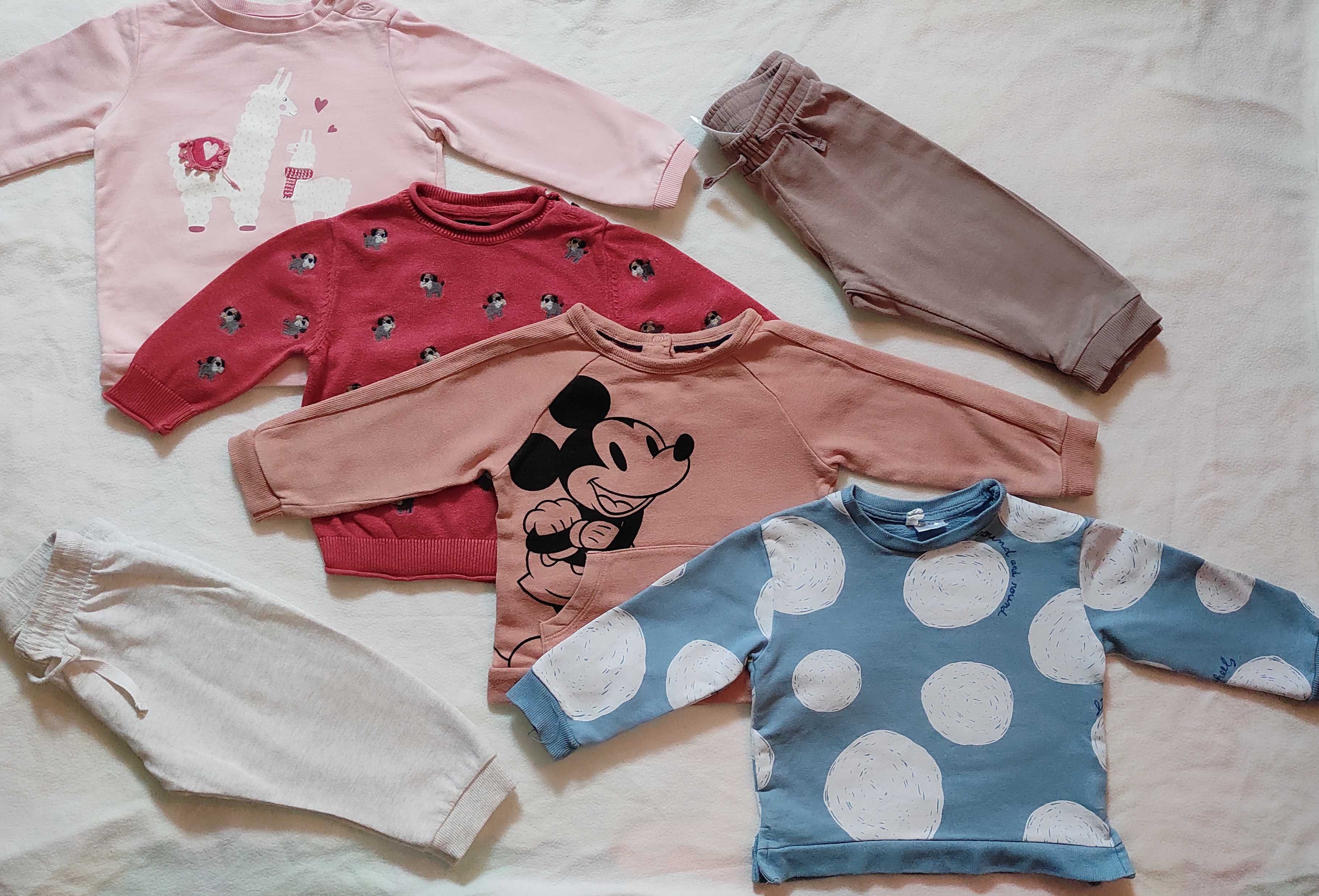 muitas roupas para uma menina de 9 a 12 meses