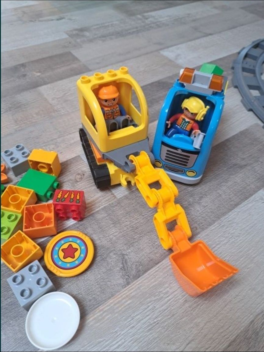 Дитячий конструктор, lego duplo, годинник,  монтесорі, залізнична кол