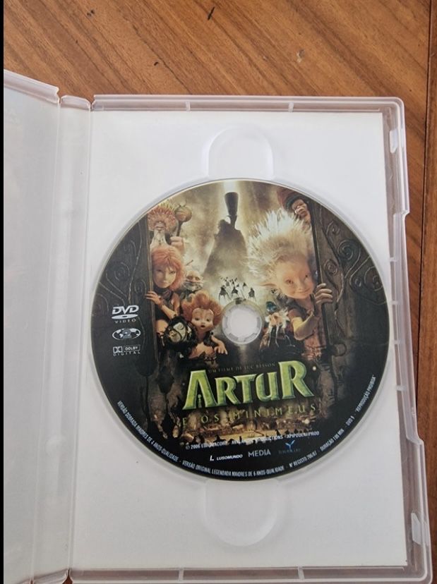 Pack DvDs 1 + 2 Artur e os Minimeus