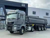 MAN TGX 18.470 4x4H HYDRODRIVE + SCHWARZMULLER WYWROTKA STAL 27m3  Albor MAN TGX 18.470 Hydrodrive 4x4H + Schwarzmuller 27m3 STAL WYWROT