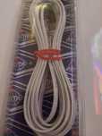 Kabel Przewód liniowy 4żyłowy z mikrowtyczkami 5m biały