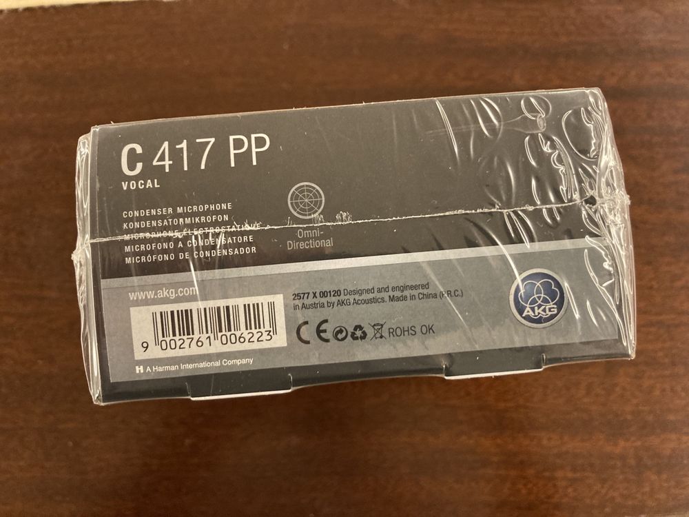 Microfone de lapela AKG C 417 PP
