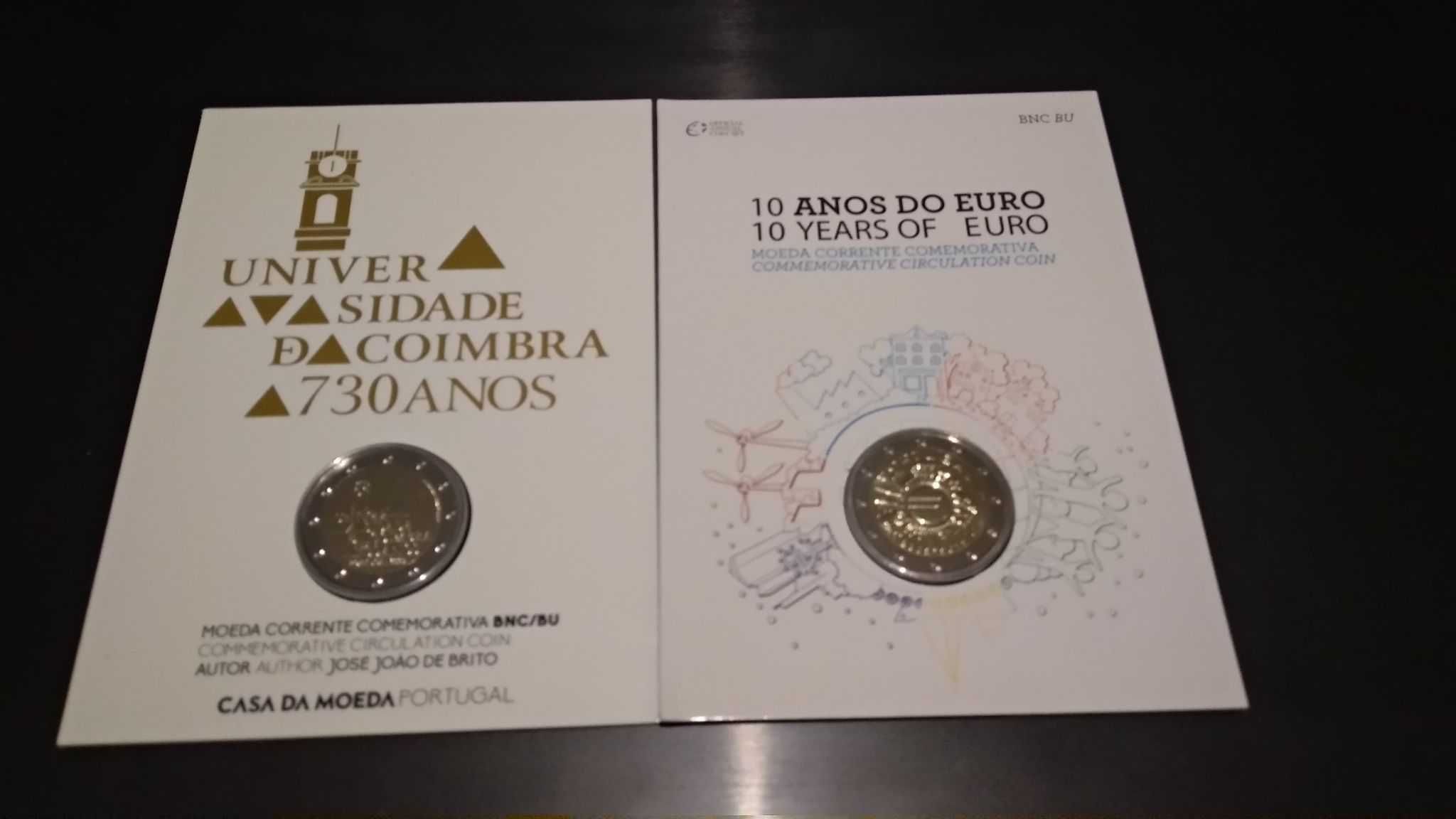 Moedas comemorativas de € COINCARDS + BNC + PROOF + NIOBIUM + PRATA