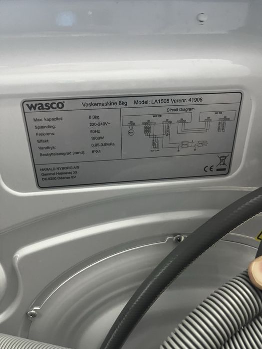 Вузькогабаритна Пральна машина Wasko 8KG