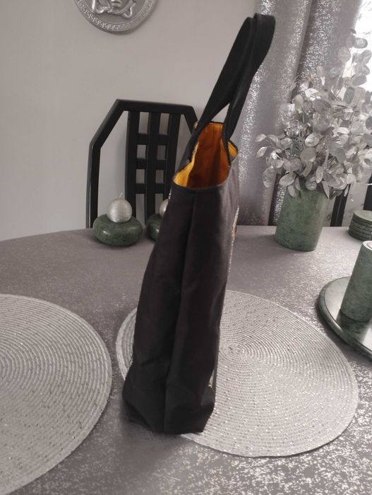 Duza torba,shopper z wodoodpornej tkaniny