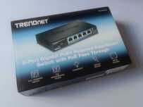 Switch zasilany przez PoE - 5 portów - 2 x PoE+ Trendnet TPE-P521ES
