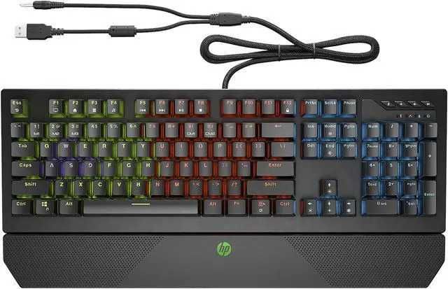 Nowa Klawiatura Mechaniczna Gamingowa HP Pavilion Gaming 800 RGB FV23%