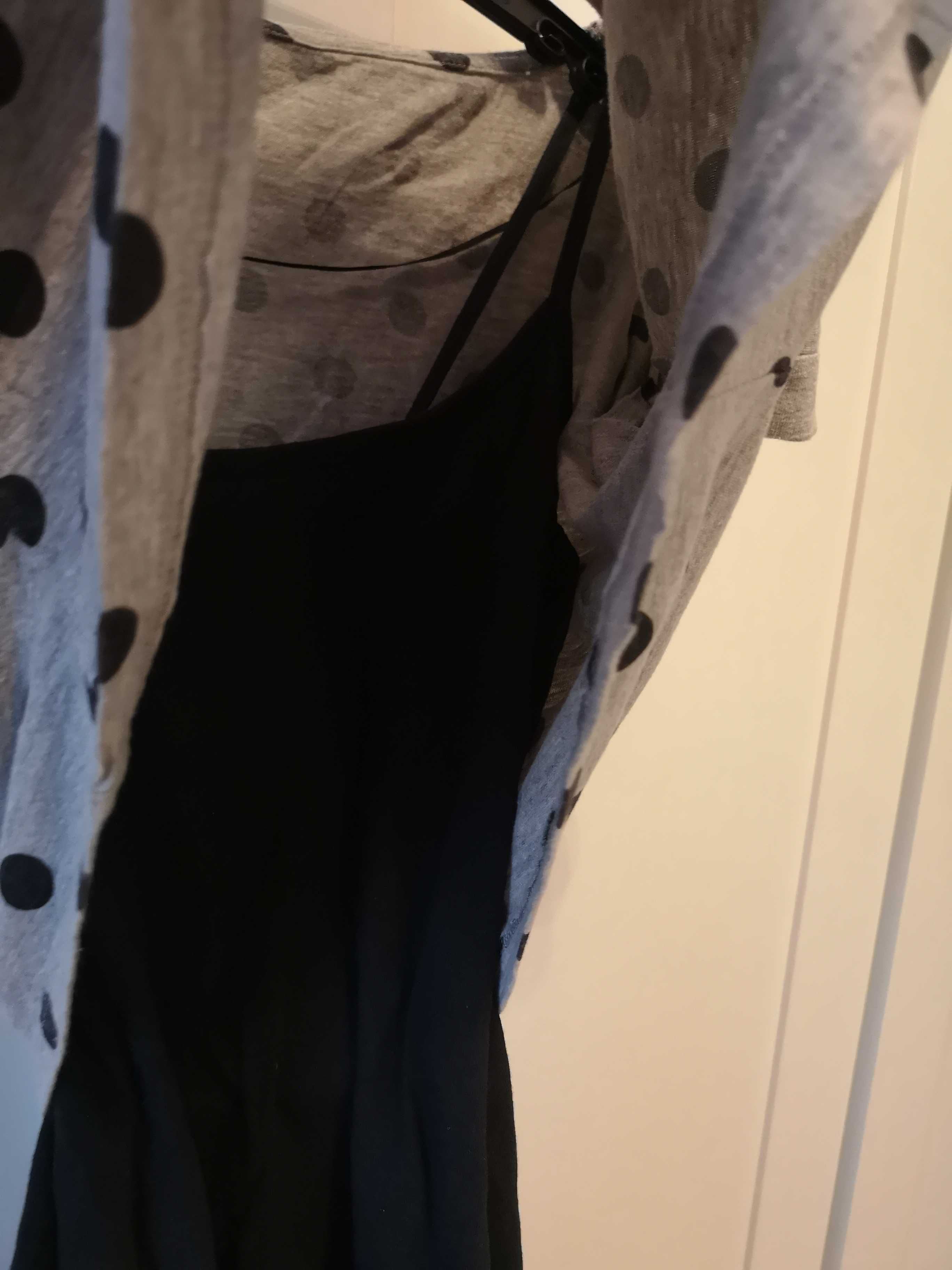 Bershka bluzka z topem w grochy r. 36/S