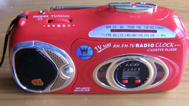 Radio+Relogio+Cassete SP-2672