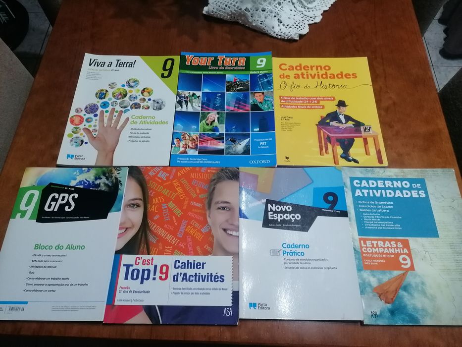 Livros escolares 9 ano