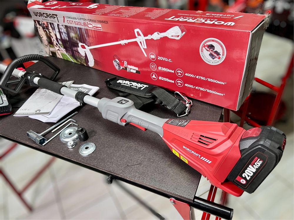Аккумуляторный бесщеточный триммер WORCRAFT CGT-S40LiBH (без АКБ и ЗУ)