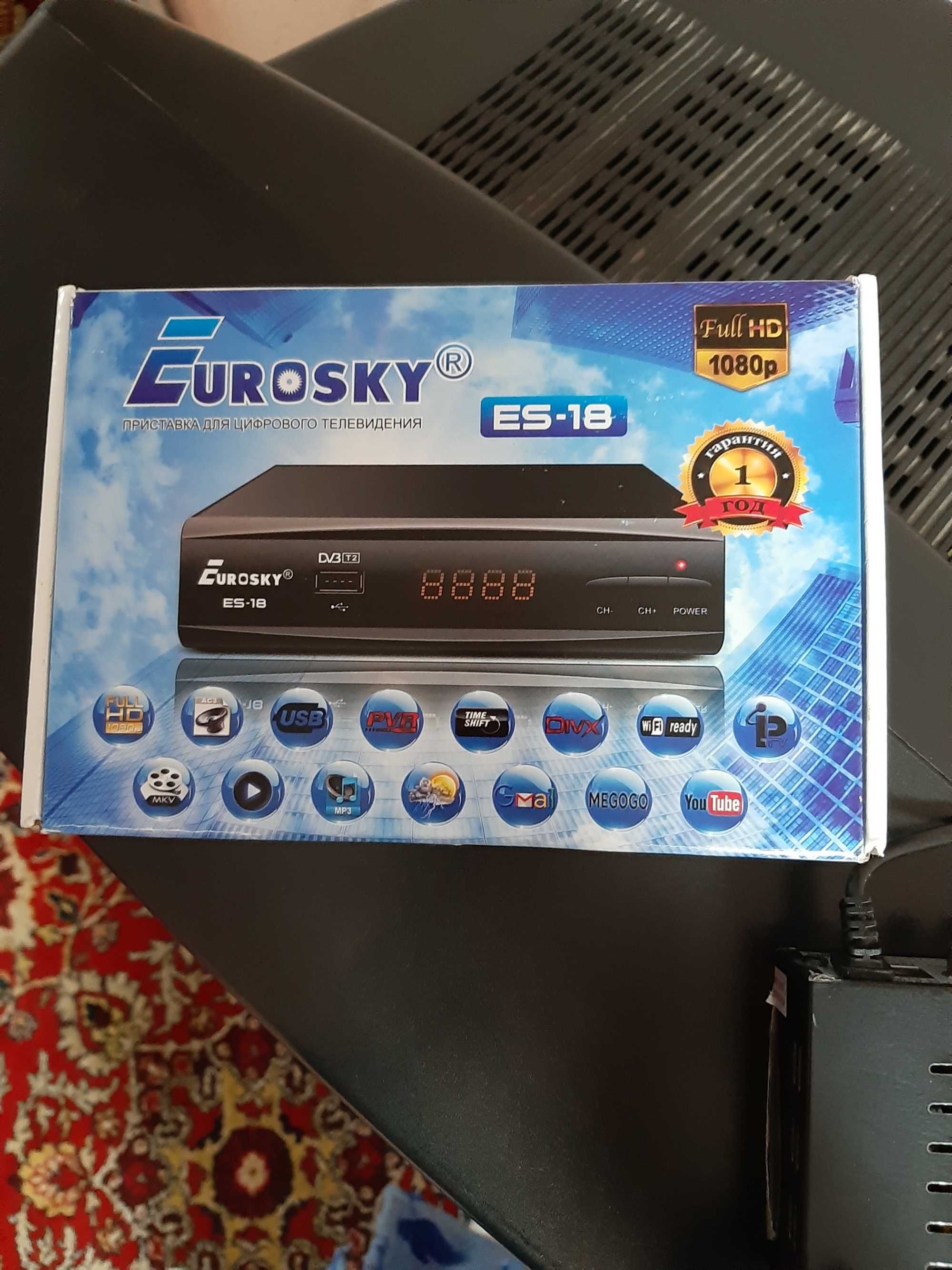 Тюнер DVB-t2 EUROSKY ES-18