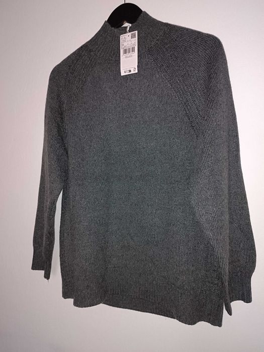 Sweter oversize z półgolfem MANGO