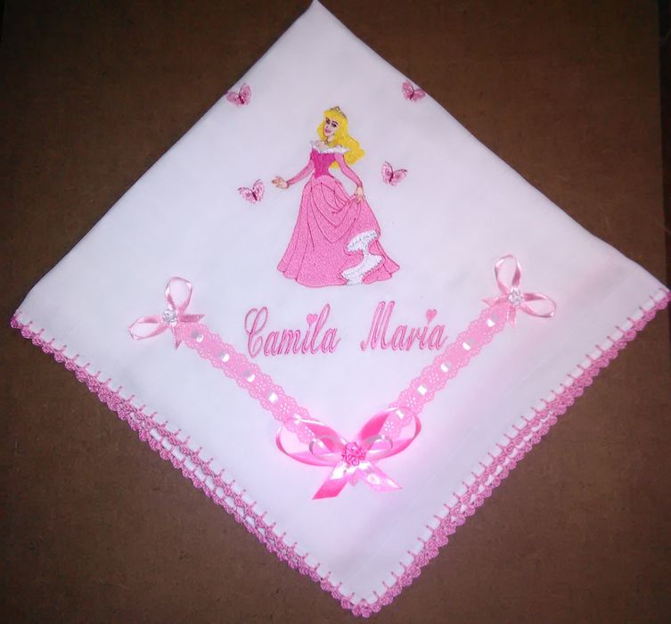 Fralda Bordada "Princesa Aurora - Disney"