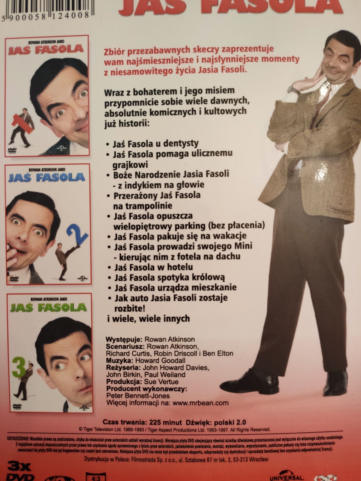 Jaś Fasola Dvd box