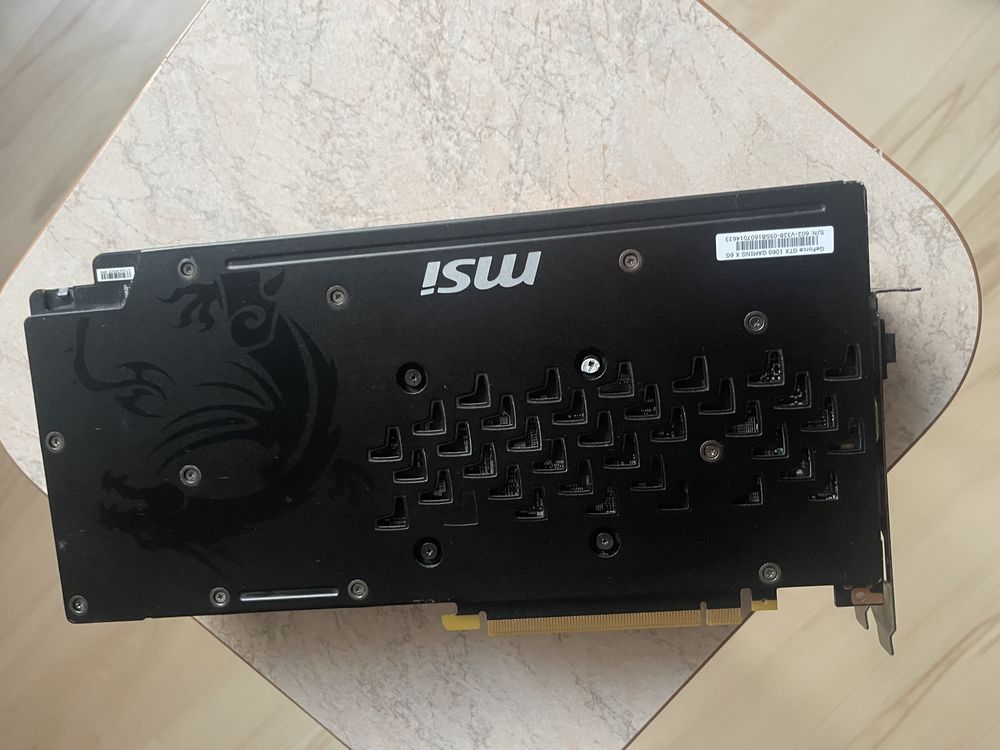 Nvidia Geforce GTX 1060 6 GB GAMING X msi