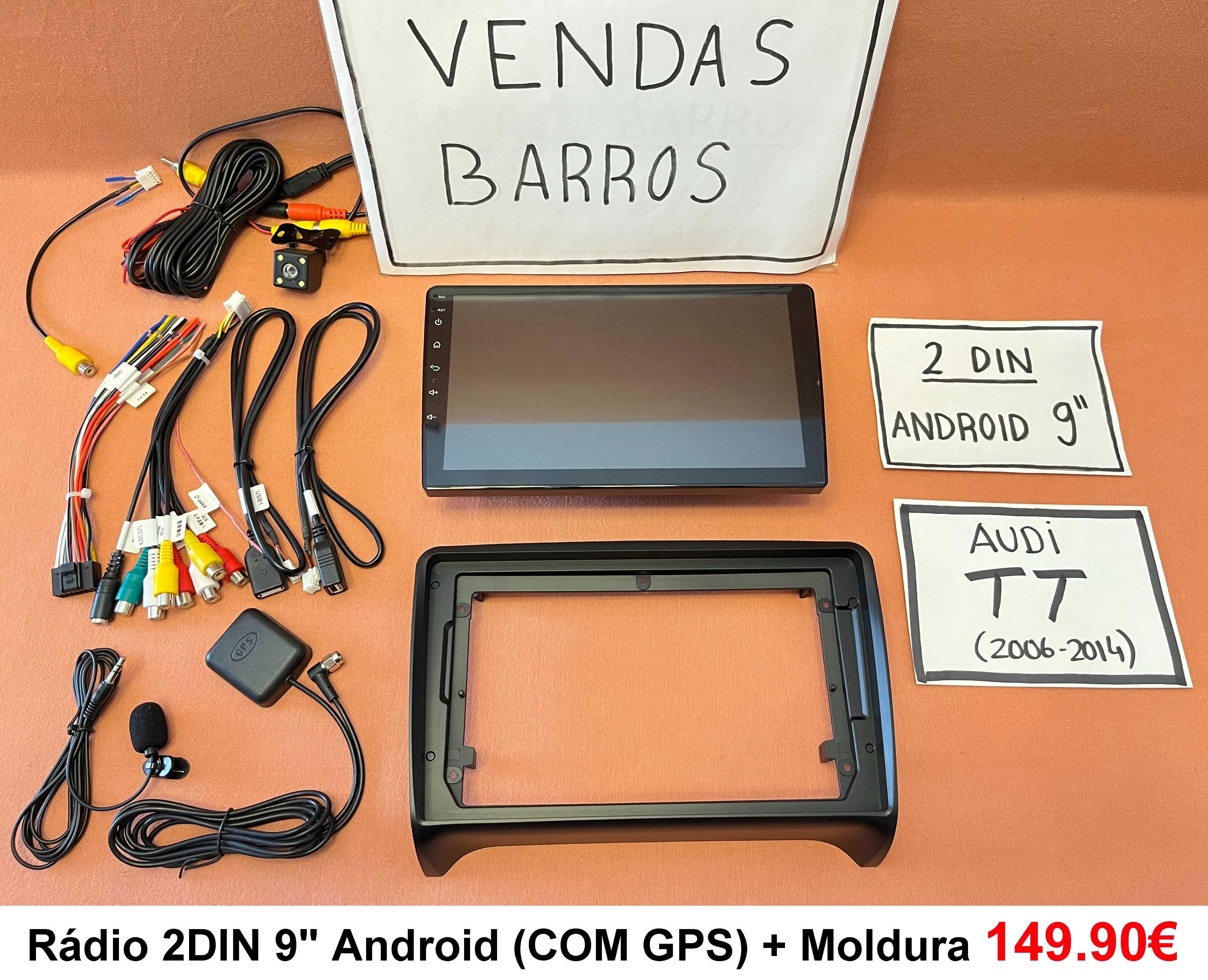 (NOVO) Rádio 2DIN Audi TT (Desde 1998 a 2014) • Android GPS • 8N 8J