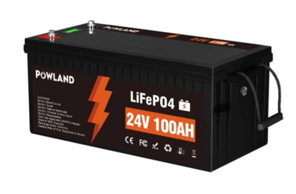 Акумулятор LiFePo4 24V 100Ah Powland